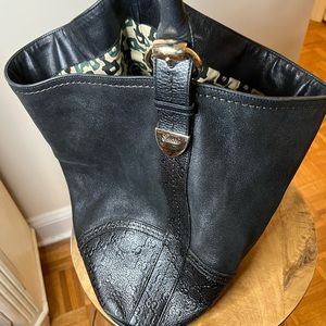 Leather Gucci hobo. Guccisima. Signoria